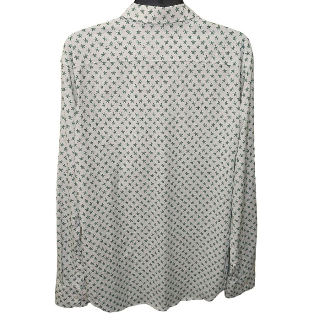 Bonobos Men's Slim Fit Shirt Starfish Print Size Large Stretch/Lightweight - Picture 2 of 10